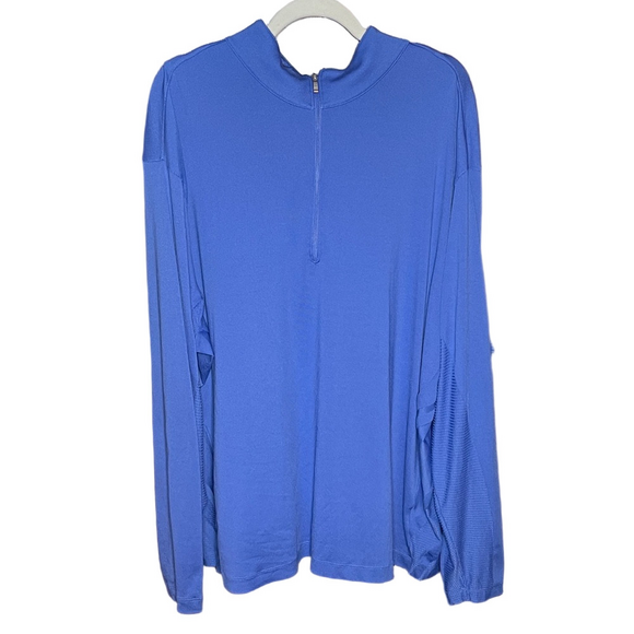 Nike Other - Nike Golf Blue Dri-FIT Quarter-Zip Pullover XXL